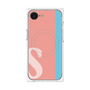 プレミアムパネル with MagSafe［ オリジナル - initial color line - S pink ］