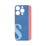 プレミアムパネル with MagSafe［ オリジナル - initial color line - S blue ］
