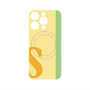 プレミアムパネル with MagSafe［ オリジナル - initial color line - S yellow ］