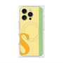 プレミアムパネル with MagSafe［ オリジナル - initial color line - S yellow ］