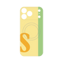 プレミアムパネル with MagSafe［ オリジナル - initial color line - S yellow ］