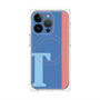 プレミアムパネル with MagSafe［ オリジナル - initial color line - T blue ］
