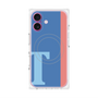 プレミアムパネル with MagSafe［ オリジナル - initial color line - T blue ］