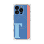 プレミアムパネル with MagSafe［ オリジナル - initial color line - T blue ］