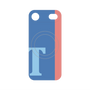 プレミアムパネル with MagSafe［ オリジナル - initial color line - T blue ］