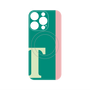 プレミアムパネル with MagSafe［ オリジナル - initial color line - T green ］