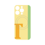 プレミアムパネル with MagSafe［ オリジナル - initial color line - T yellow ］