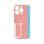 プレミアムパネル with MagSafe［ オリジナル - initial color line - U pink ］