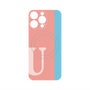 プレミアムパネル with MagSafe［ オリジナル - initial color line - U pink ］