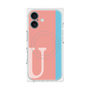 プレミアムパネル with MagSafe［ オリジナル - initial color line - U pink ］