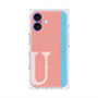 プレミアムパネル with MagSafe［ オリジナル - initial color line - U pink ］