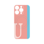 プレミアムパネル with MagSafe［ オリジナル - initial color line - U pink ］