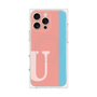 プレミアムパネル with MagSafe［ オリジナル - initial color line - U pink ］