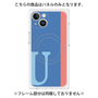 プレミアムパネル with MagSafe［ オリジナル - initial color line - U blue ］