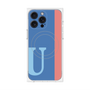 プレミアムパネル with MagSafe［ オリジナル - initial color line - U blue ］