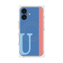 プレミアムパネル with MagSafe［ オリジナル - initial color line - U blue ］
