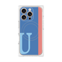 プレミアムパネル with MagSafe［ オリジナル - initial color line - U blue ］