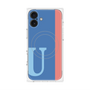 プレミアムパネル with MagSafe［ オリジナル - initial color line - U blue ］