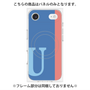 プレミアムパネル with MagSafe［ オリジナル - initial color line - U blue ］