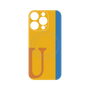 プレミアムパネル with MagSafe［ オリジナル - initial color line - U orange ］