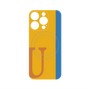 プレミアムパネル with MagSafe［ オリジナル - initial color line - U orange ］