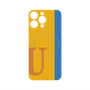 プレミアムパネル with MagSafe［ オリジナル - initial color line - U orange ］