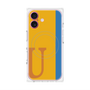 プレミアムパネル with MagSafe［ オリジナル - initial color line - U orange ］