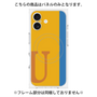 プレミアムパネル with MagSafe［ オリジナル - initial color line - U orange ］
