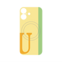 プレミアムパネル with MagSafe［ オリジナル - initial color line - U yellow ］