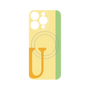 プレミアムパネル with MagSafe［ オリジナル - initial color line - U yellow ］