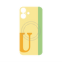 プレミアムパネル with MagSafe［ オリジナル - initial color line - U yellow ］