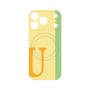 プレミアムパネル with MagSafe［ オリジナル - initial color line - U yellow ］