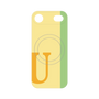 プレミアムパネル with MagSafe［ オリジナル - initial color line - U yellow ］