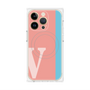 プレミアムパネル with MagSafe［ オリジナル - initial color line - V pink ］