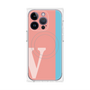 プレミアムパネル with MagSafe［ オリジナル - initial color line - V pink ］