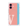 プレミアムパネル with MagSafe［ オリジナル - initial color line - V pink ］