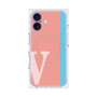プレミアムパネル with MagSafe［ オリジナル - initial color line - V pink ］