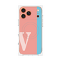 プレミアムパネル with MagSafe［ オリジナル - initial color line - V pink ］