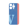 プレミアムパネル with MagSafe［ オリジナル - initial color line - V blue ］