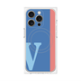 プレミアムパネル with MagSafe［ オリジナル - initial color line - V blue ］