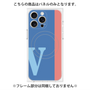 プレミアムパネル with MagSafe［ オリジナル - initial color line - V blue ］
