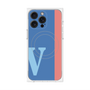プレミアムパネル with MagSafe［ オリジナル - initial color line - V blue ］