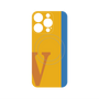 プレミアムパネル with MagSafe［ オリジナル - initial color line - V orange ］