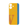 プレミアムパネル with MagSafe［ オリジナル - initial color line - V orange ］