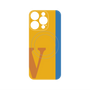 プレミアムパネル with MagSafe［ オリジナル - initial color line - V orange ］