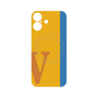 プレミアムパネル with MagSafe［ オリジナル - initial color line - V orange ］