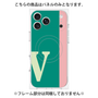 プレミアムパネル with MagSafe［ オリジナル - initial color line - V green ］
