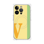 プレミアムパネル with MagSafe［ オリジナル - initial color line - V yellow ］
