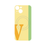 プレミアムパネル with MagSafe［ オリジナル - initial color line - V yellow ］