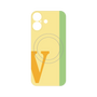 プレミアムパネル with MagSafe［ オリジナル - initial color line - V yellow ］